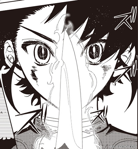 魔男のイチ34話、イチ覚悟の刃